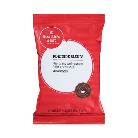 Premeasured Coffee Packs, Portside Blend, 2.1 Oz Packet, PK72, 72PK